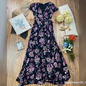 Patrons of peace women’s long wrap dress